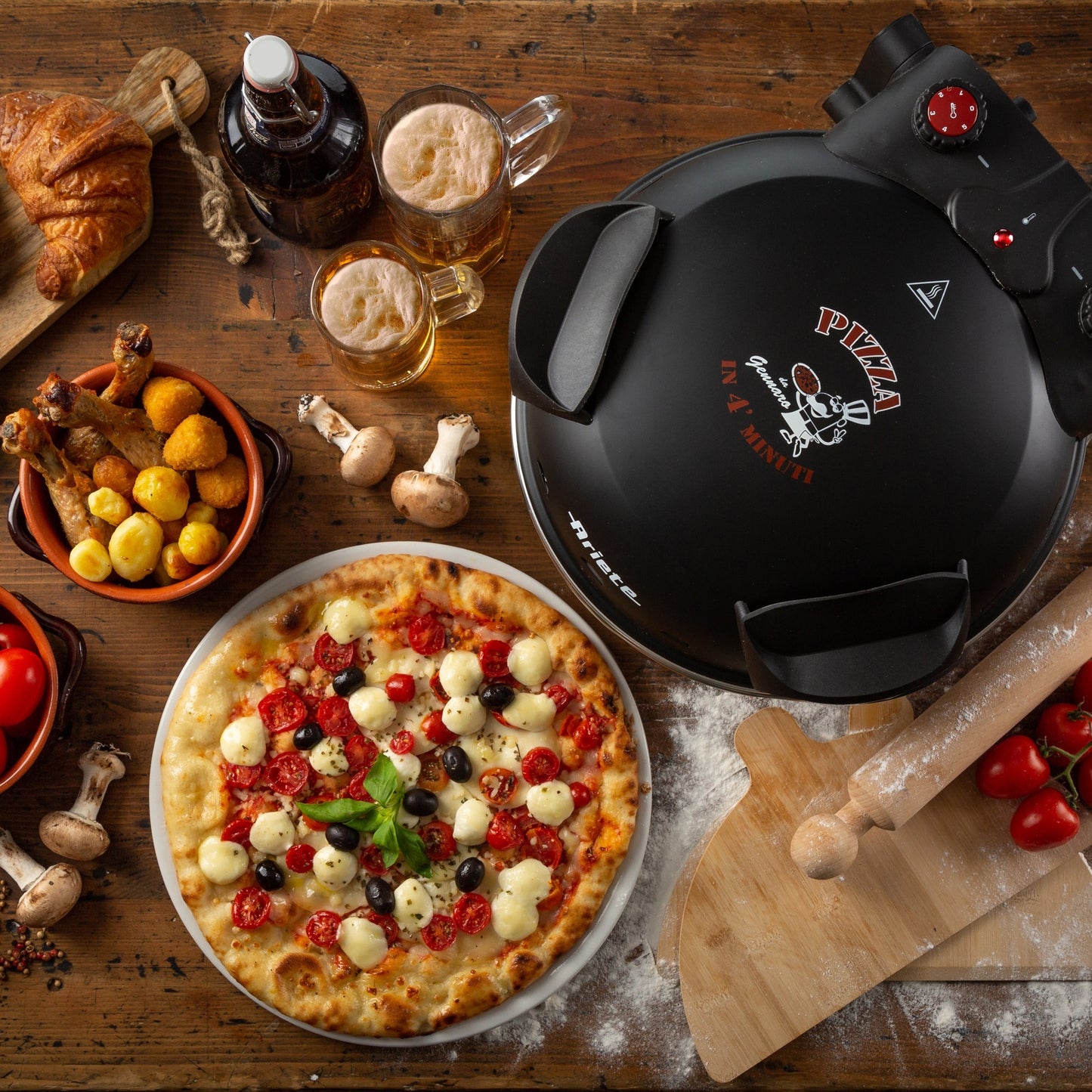 Ariete pizzaoven 0917 00 (zwart)