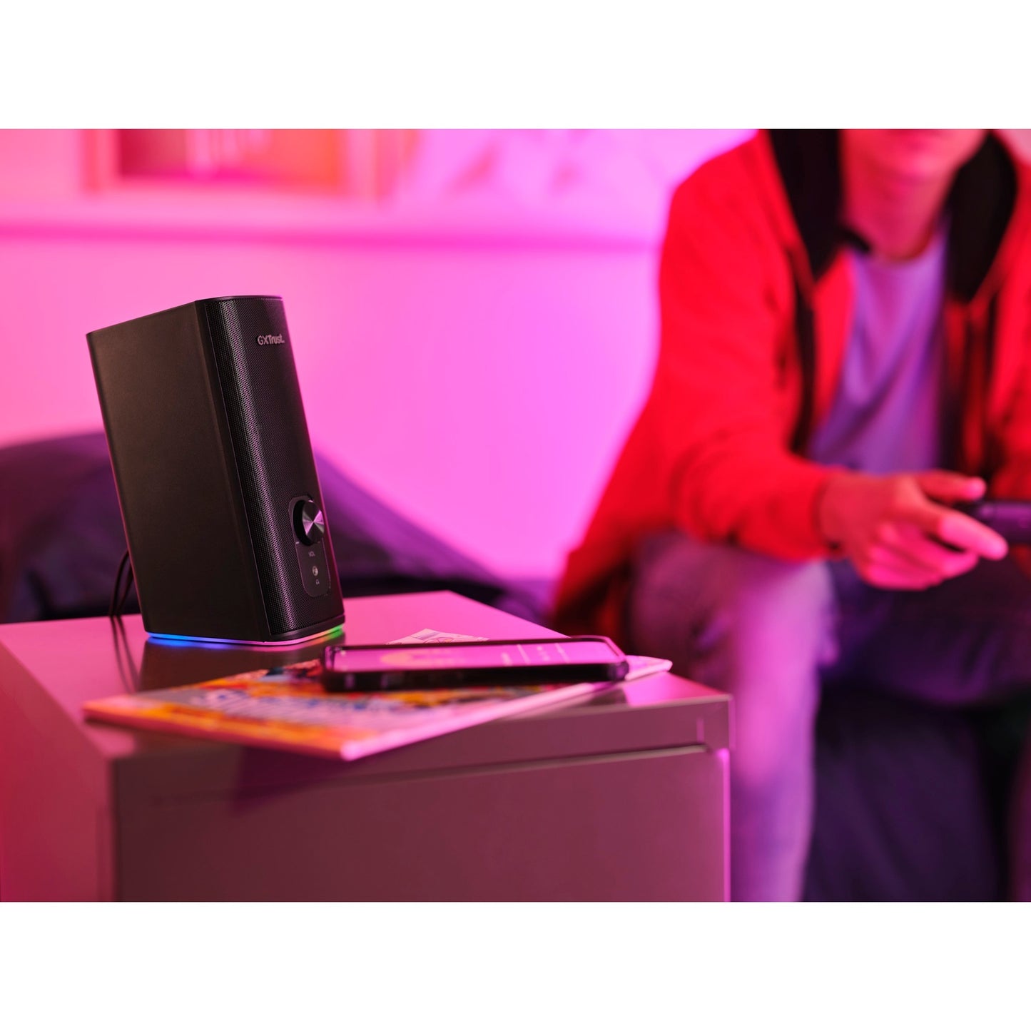 Trust gxt 612 cetic pc-luidspreker (zwart, bluetooth, rgb)