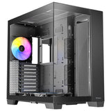 Antec c8 argb midi tower behuizing (zwart | 2x usb-a | 1x usb-c | tempered glass) - afbeelding 1