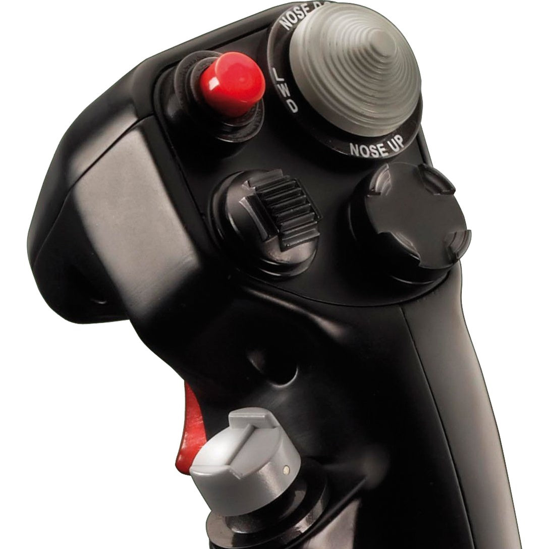 Thrustmaster hotas warthog joystick en throttle gaming hotas (zwart zilver, pc)