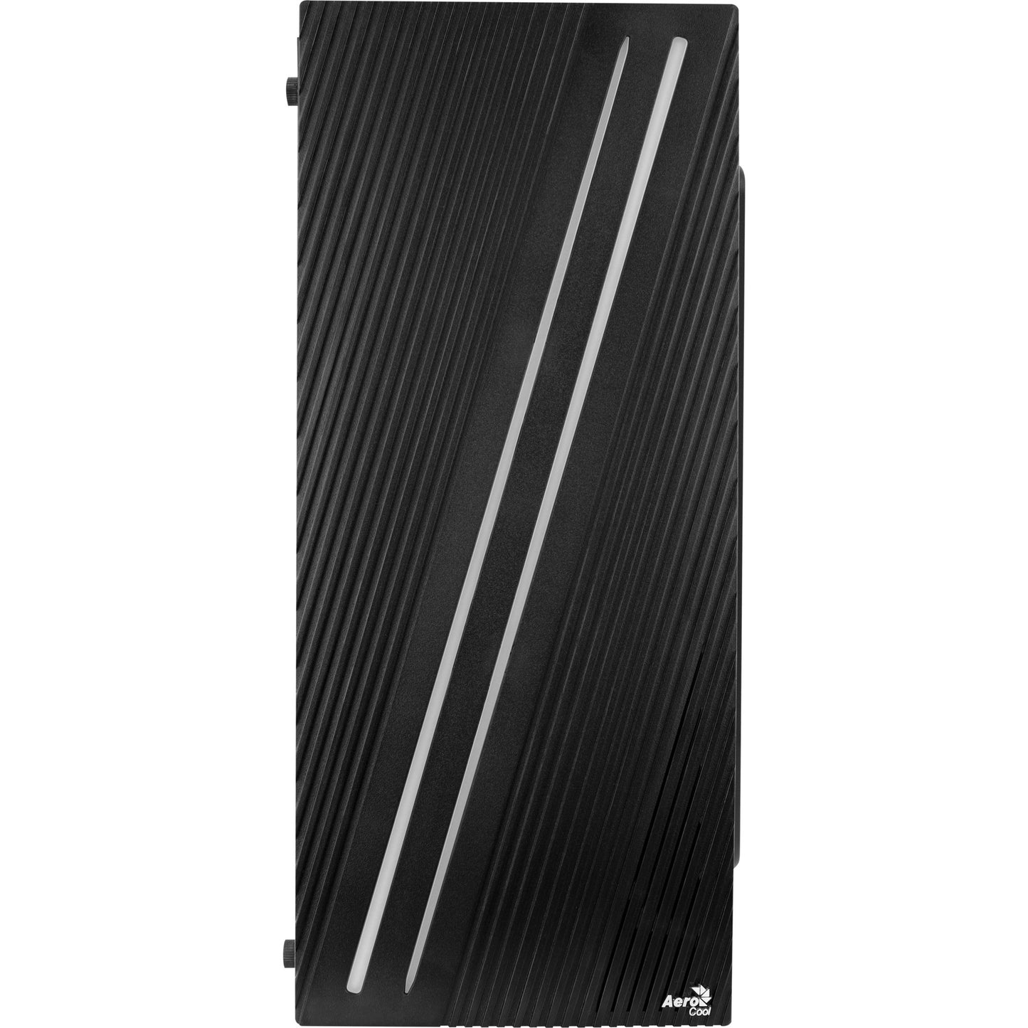 Aerocool streak midi tower behuizing (zwart | 3x usb-a | rgb | window)