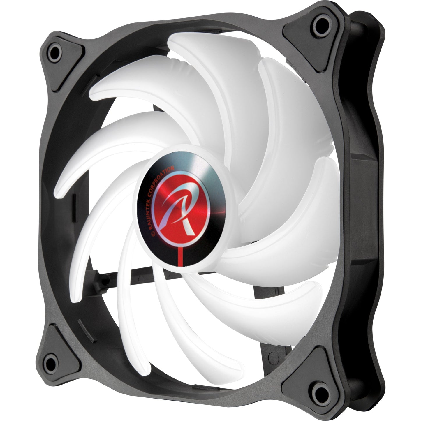 Raijintek eos 12 rbw add-2 rgb case fans (zwart, 2 stuks, 120 x 120 x 25 mm, pwm)