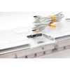 Ducky one 3 aura white rgb mechanisch toetsenbord (wit, us lay-out (qwerty), cherry mx red, 100%, abs double shot, hot swap)