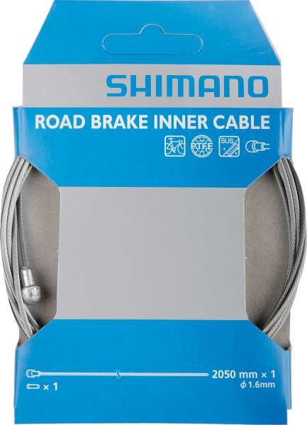 Shimano road sil-tec brake inner cable 1.6mm x 2050mm