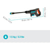 Gardena aquaclean 24 18 v p4a solo drukreiniger (grijs turquoise, 14800-55, accu niet inbegrepen)