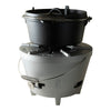 The windmill dutch oven 4,5 qt kookpan (zwart, ø 25.5 cm | 3.8 liter)