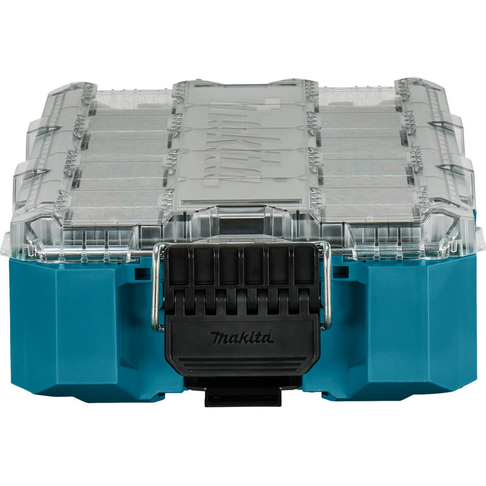 Makita maktrak organizer medium p-91045 gereedschapsbox (blauw zwart)