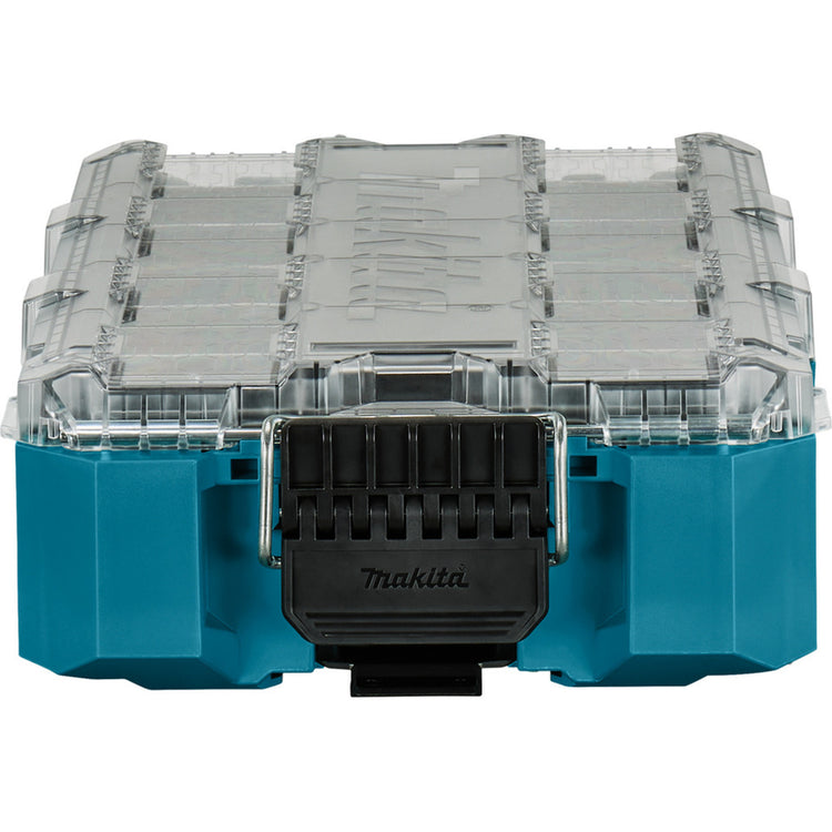 Makita maktrak organizer medium p-91045 gereedschapsbox (blauw zwart)