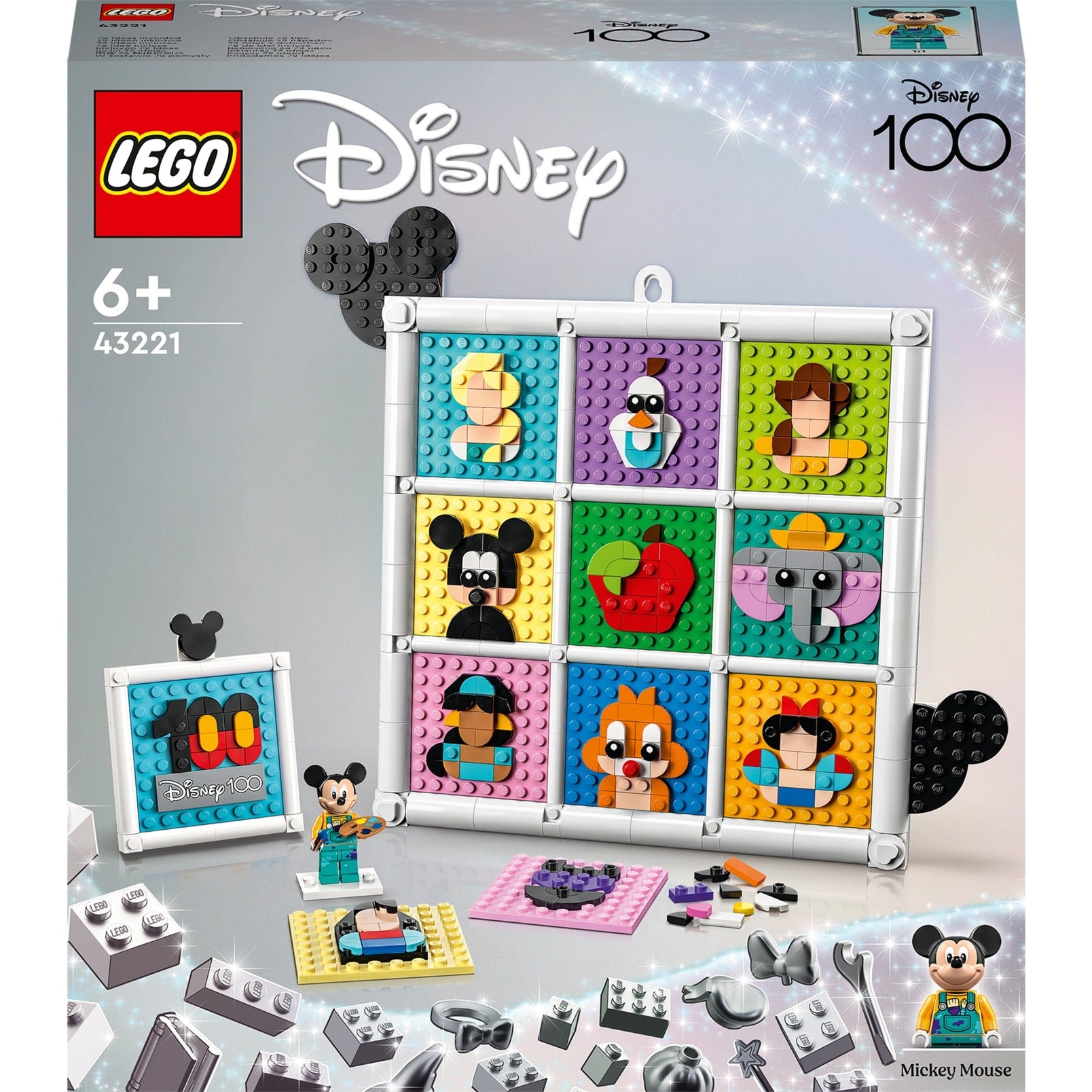 Lego disney - 100 jaar disney animatiefiguren constructiespeelgoed (43221)