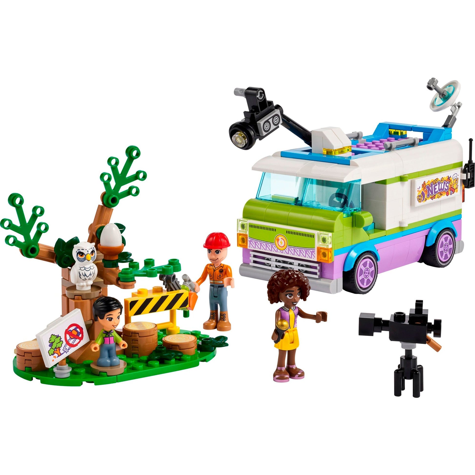 Lego friends - nieuwsbusje constructiespeelgoed (41749)