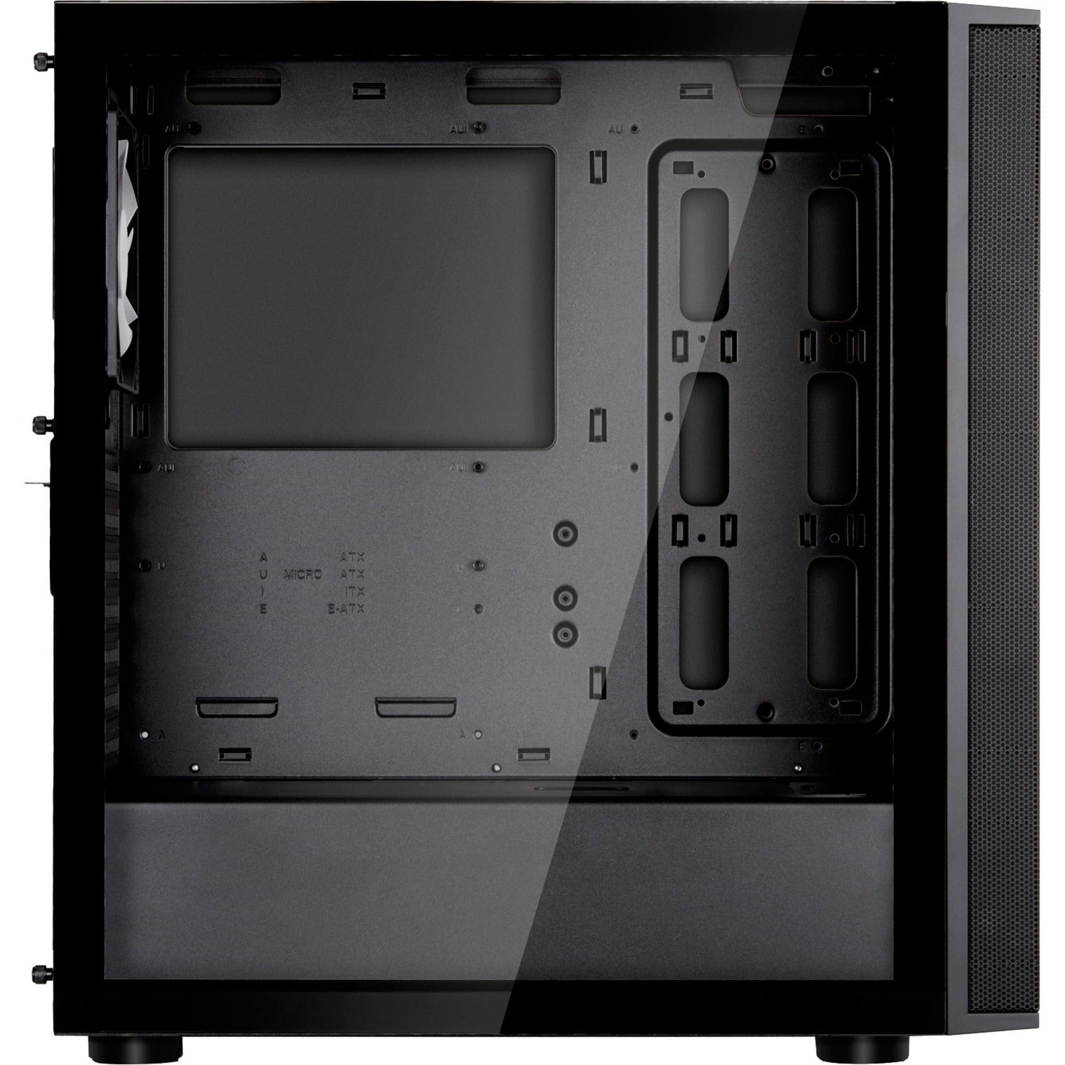 Silverstone fara r1 v2 midi tower behuizing (zwart | 3x usb-a | tempered glass)
