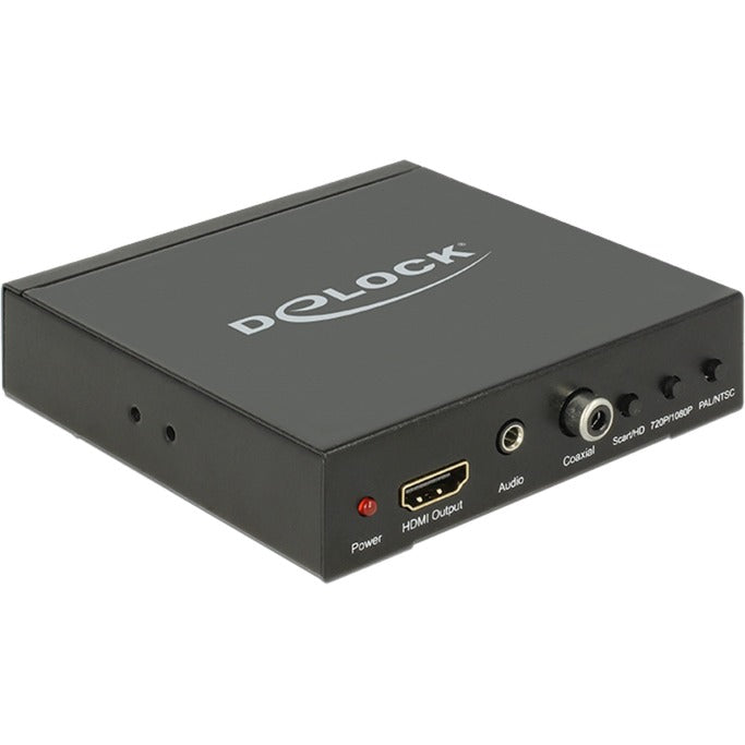 Delock converter scart hdmi > hdmi scaler (zwart)