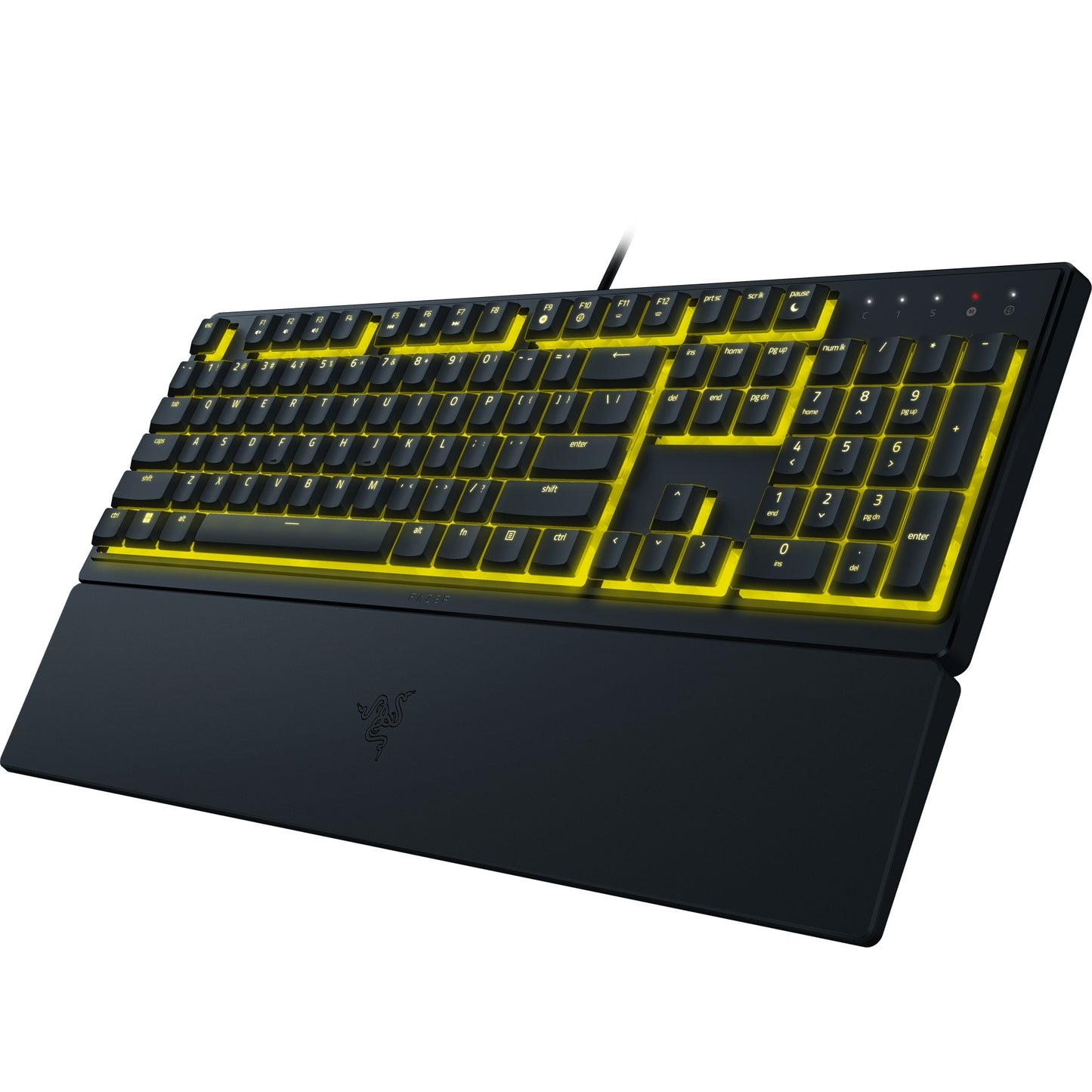 Razer ornata v3 x low profile rgb gaming toetsenbord (zwart, us lay-out (qwerty), membraan, 100%)