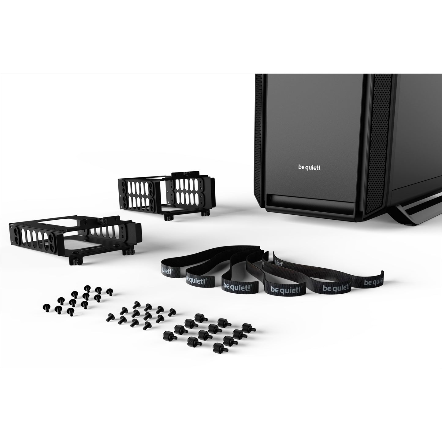Be quiet! silent base 802 window midi tower behuizing (zwart | 2x usb-a | 1x usb-c | window)