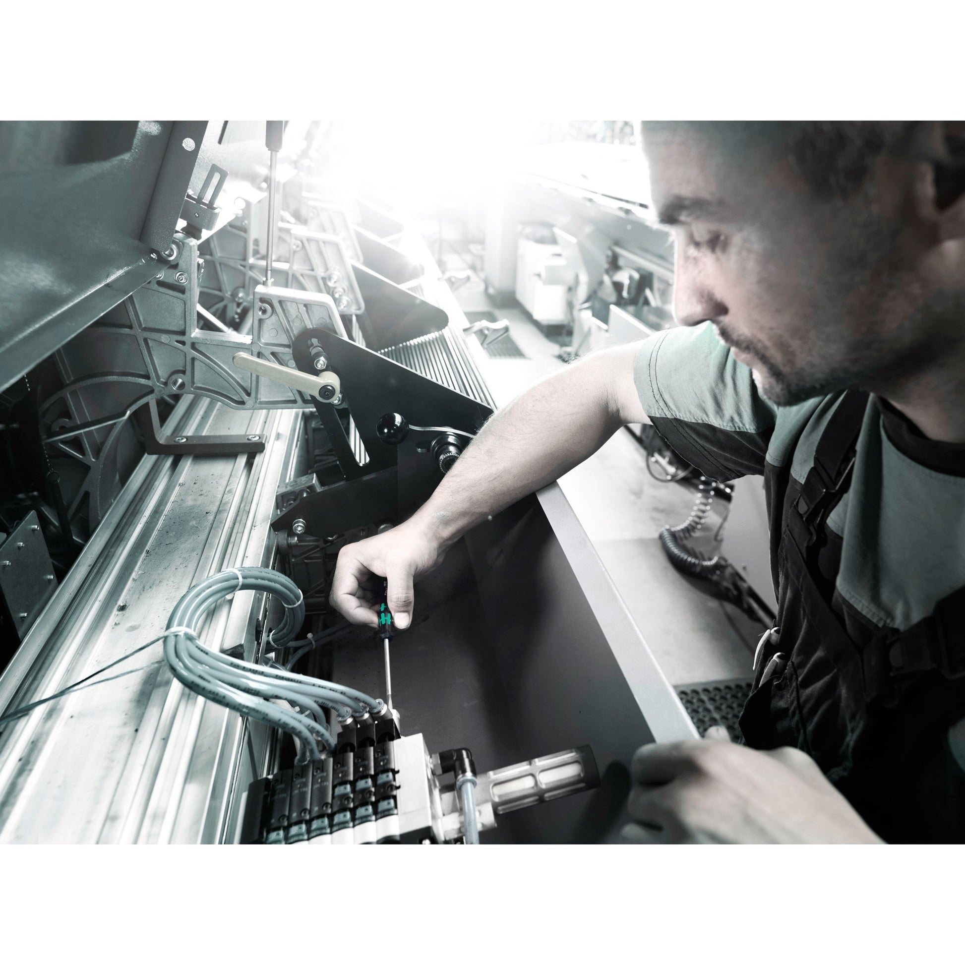 Wera 2067 6 elektronica torx bo schroevendraaierset + rek (zwart groen, 6-delig)