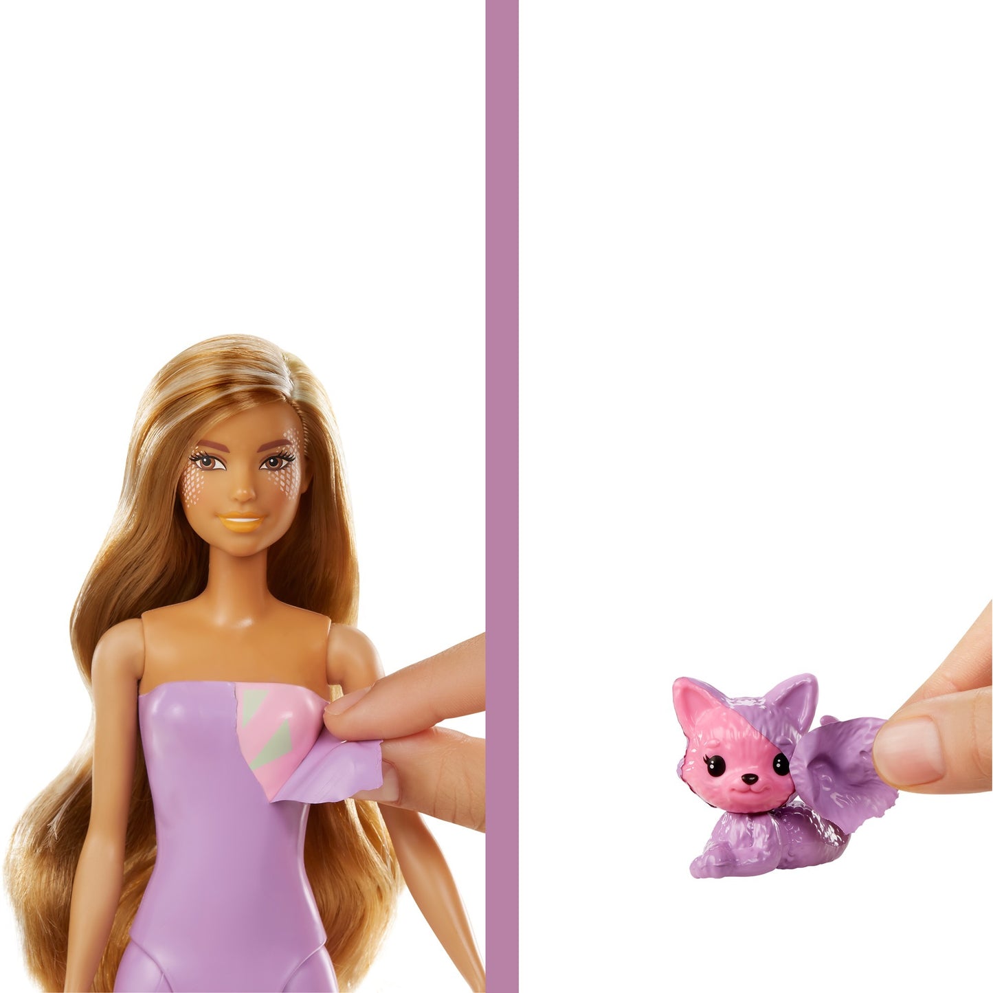 Barbie color reveal - fantasy fashion zeemeermin pop