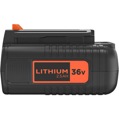 Black+decker bl2536-xj 36v 2.5ah lithium-ion accu oplaadbare batterij (zwart oranje)