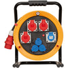 Brennenstuhl brobusta cee 4 ip44 kabelhaspel, 40m rn-kabel (geel zwart, 40m rn-kabel)