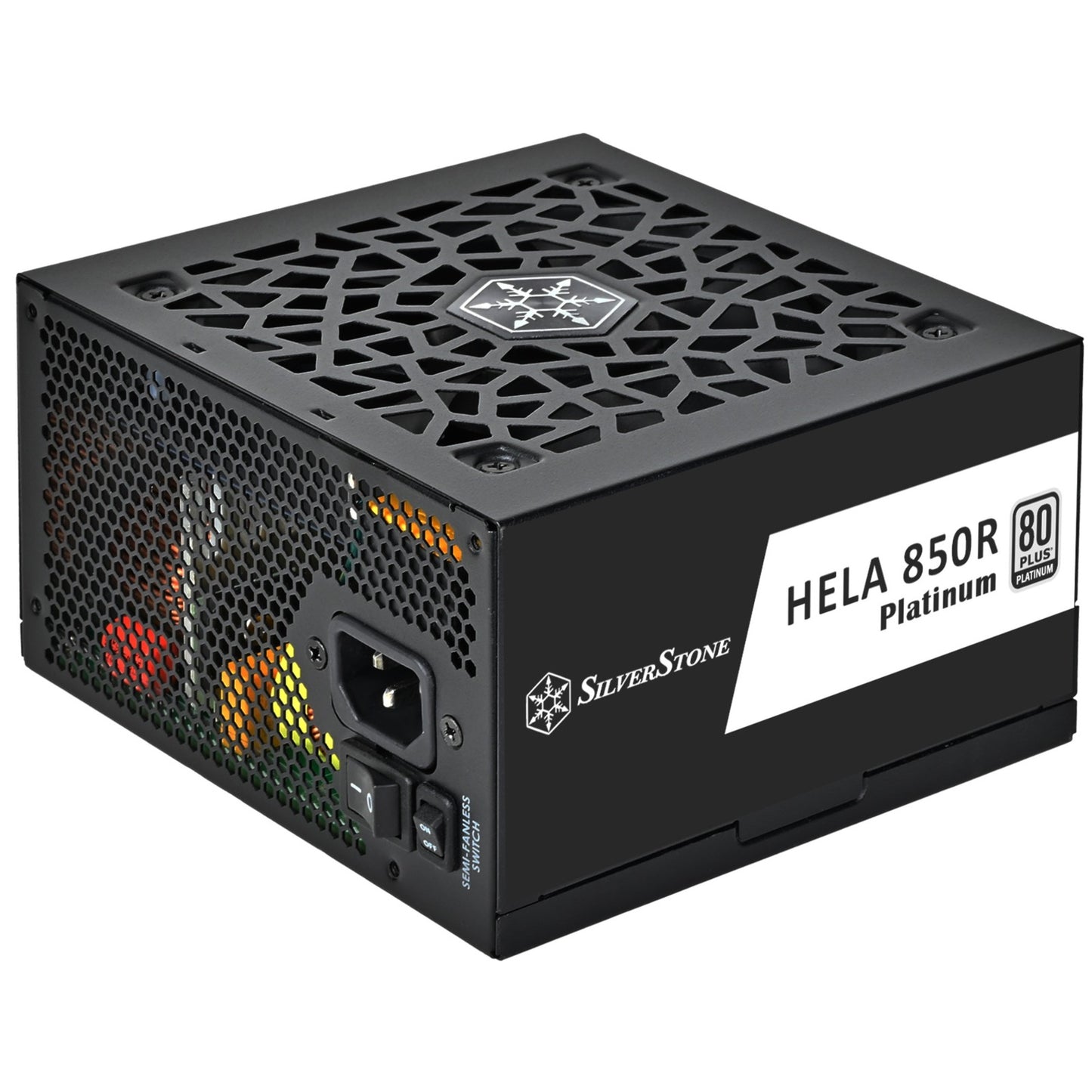 Silverstone hela 850r platinum modulaire 850 watt voeding (zwart, 4x pcie)