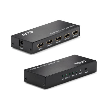 Club 3d hdmi splitter 1x > 4x hdmi 4k 120hz (zwart)