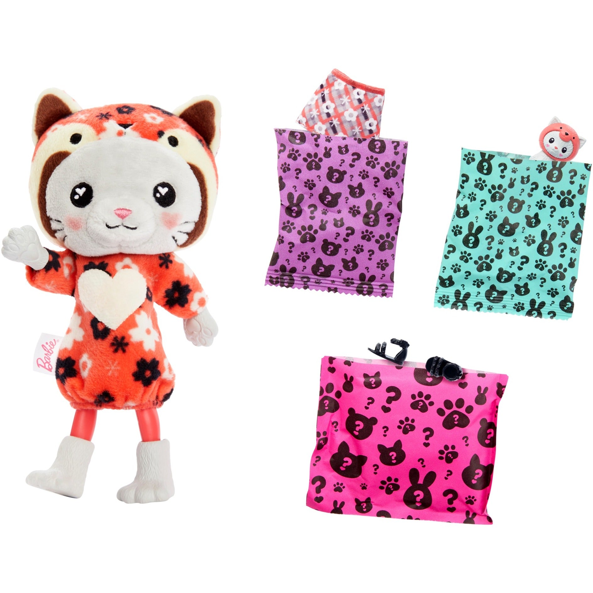 Barbie cutie reveal chelsea - costume cuties serie - kitty red panda pop