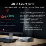 Asus ascent gx10 arm v9.2-a 128 2 mini-pc (donkergrijs | nvidia gb10 grace blackwell | dgx spark | nvlink-c2c | 128 gb | 2 tb ssd) - afbeelding 16