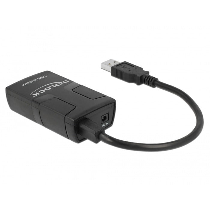 Delock usb isolator met 5 kv isolation adapter (zwart)