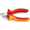 Knipex zijsnijtang 70 06 125 kniptang (rood geel)