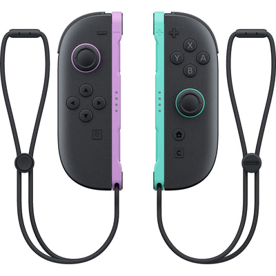 Nintendo joy-con 2 controllerset (lichtpaars lichtgroen)