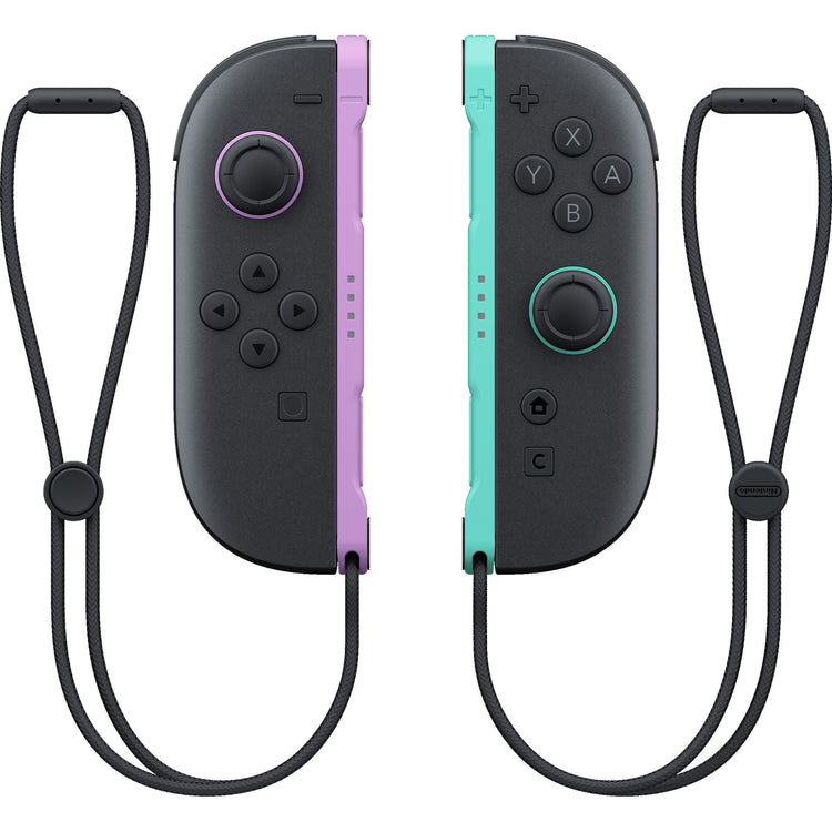 Nintendo joy-con 2 controllerset (lichtpaars lichtgroen)