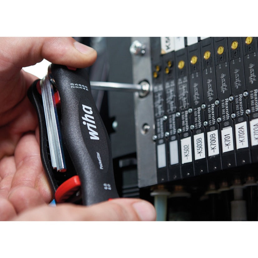 Wiha multitool pocketstar (zwart, 8-delig)