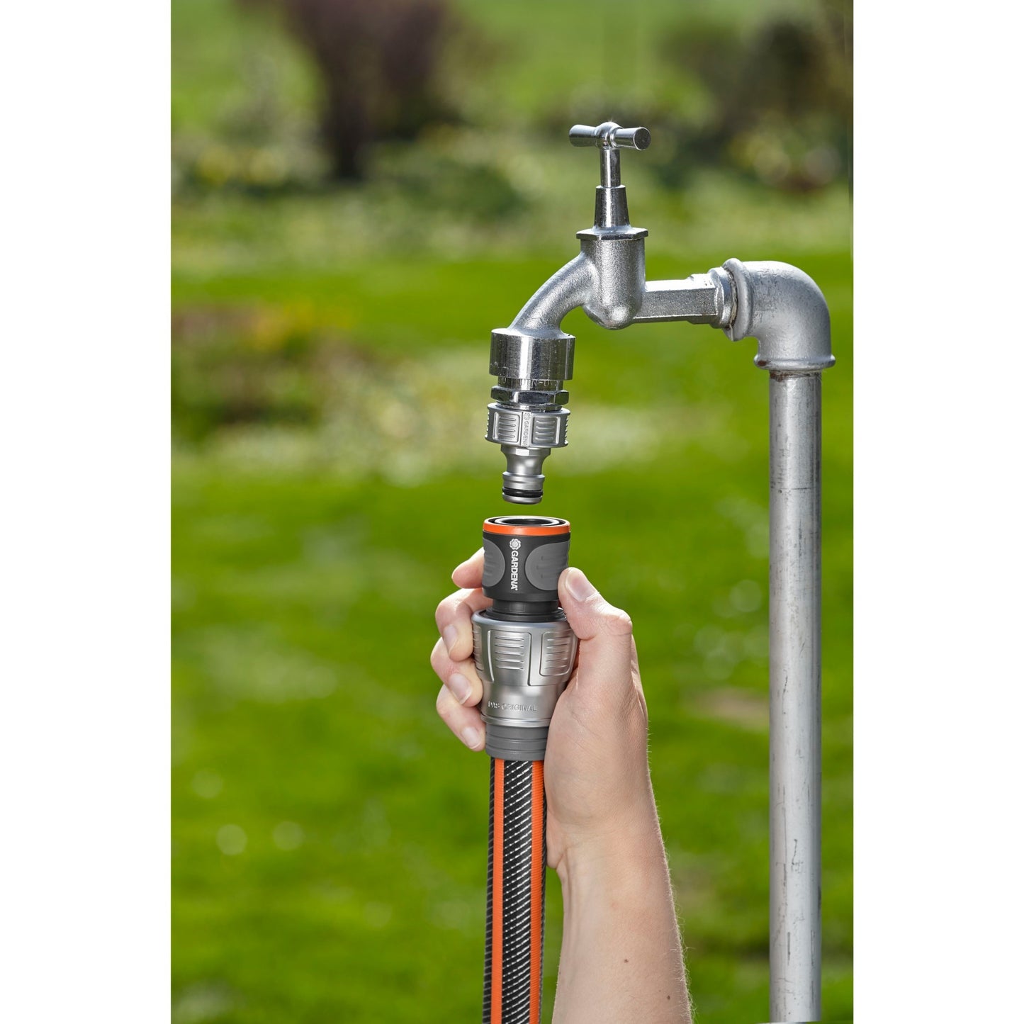 Gardena premium slangstuk 19 mm (3 4 ) (grijs zilver, 18256-20)