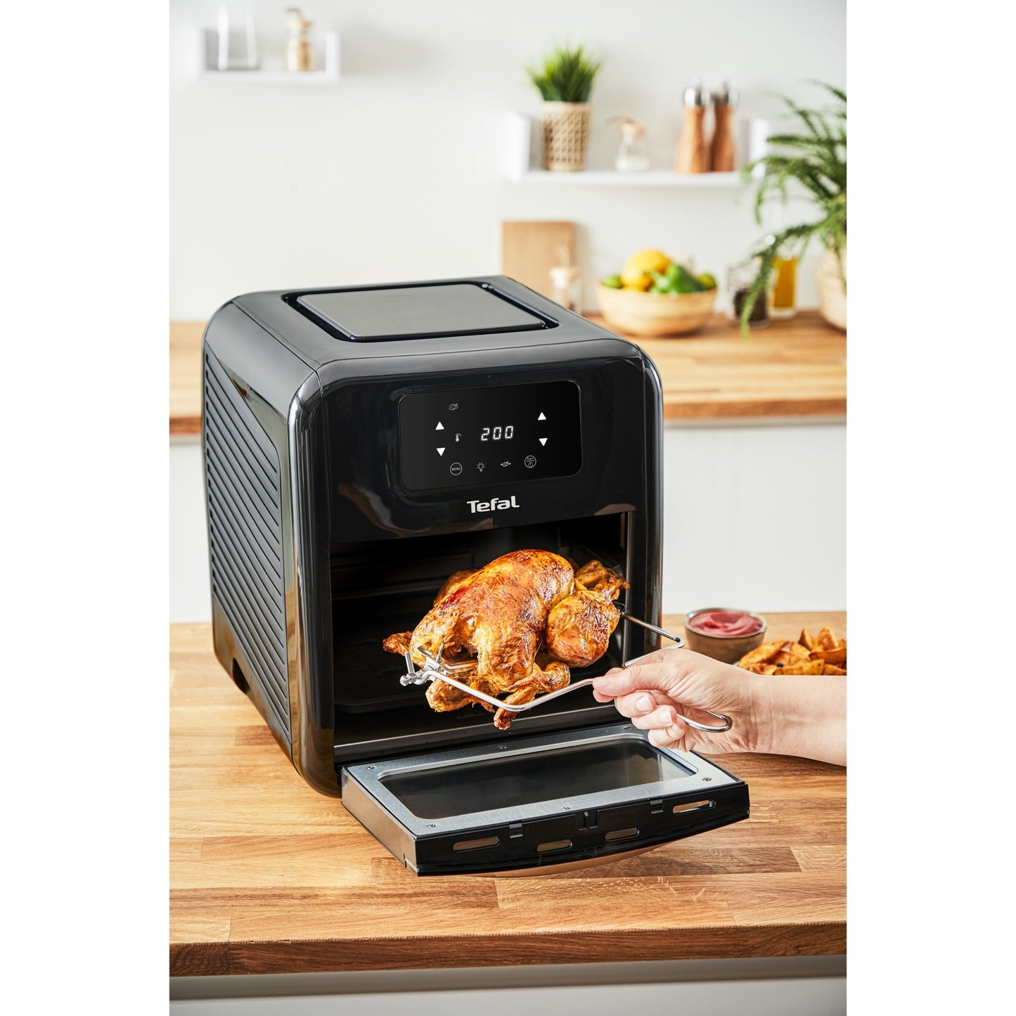 Tefal easy fry oven grill mini bakoven (zwart)