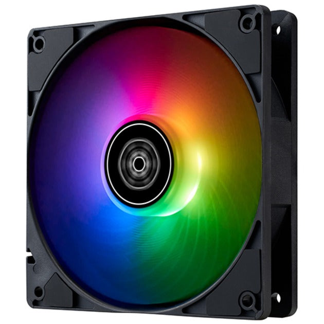 Silverstone air penetrator 120sk argb case fan (zwart, 120 x 120 x 25 mm, pwm)