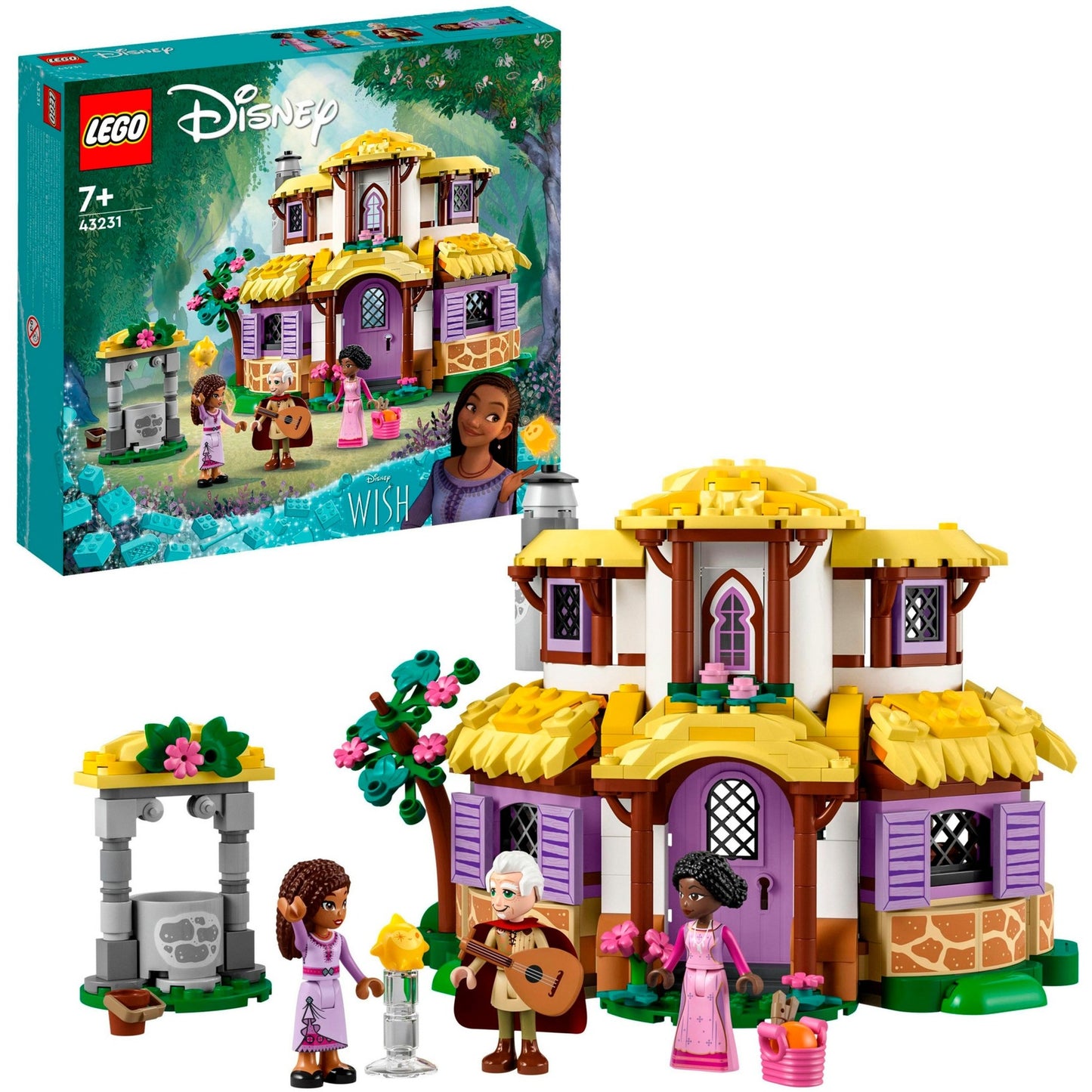 Lego disney - asha's huisje constructiespeelgoed (43231)