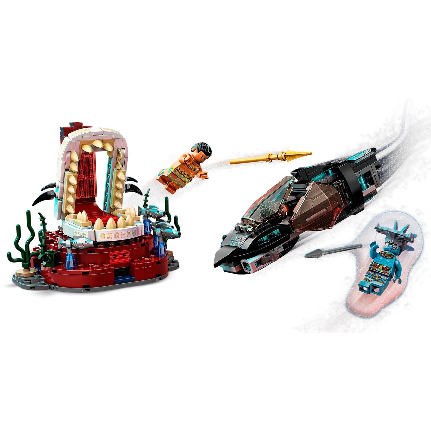 Lego marvel super heroes 76213 koning namor’s troonzaal