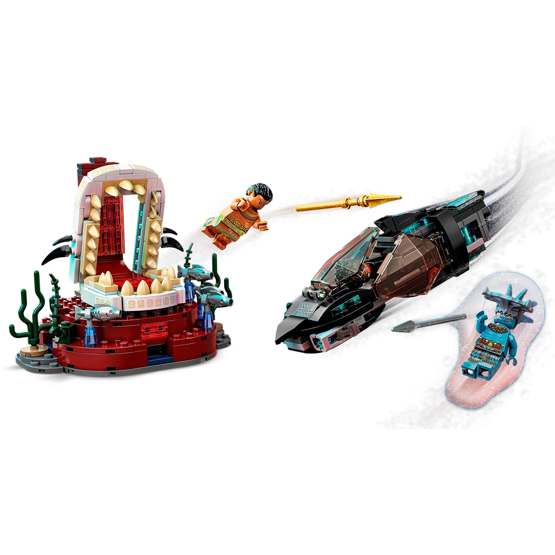 Lego marvel super heroes 76213 koning namor’s troonzaal