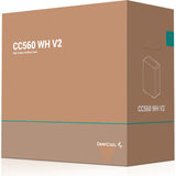 Deepcool cc560 v2 midi tower behuizing (wit | 2x usb-a | tempered glass) - afbeelding 12