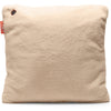 Cozy una teddy 45 x 45 cm draadloos warmtekussen (lichtbeige, powerbank 5000 mah)