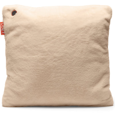 Cozy una teddy 45 x 45 cm draadloos warmtekussen (lichtbeige, powerbank 5000 mah)