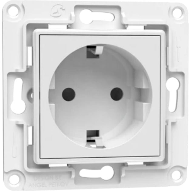 Shelly wall socket eu wandcontactdoos (wit, inbouw)