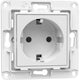 Shelly wall socket eu wandcontactdoos (wit, inbouw)