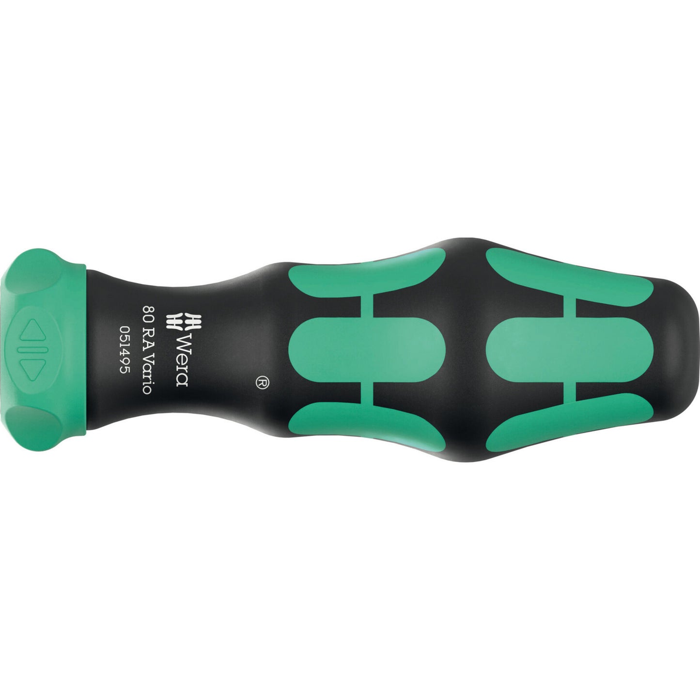 Wera 80 ra vario handhouder met ratelfunctie schroevendraaier (zwart groen)
