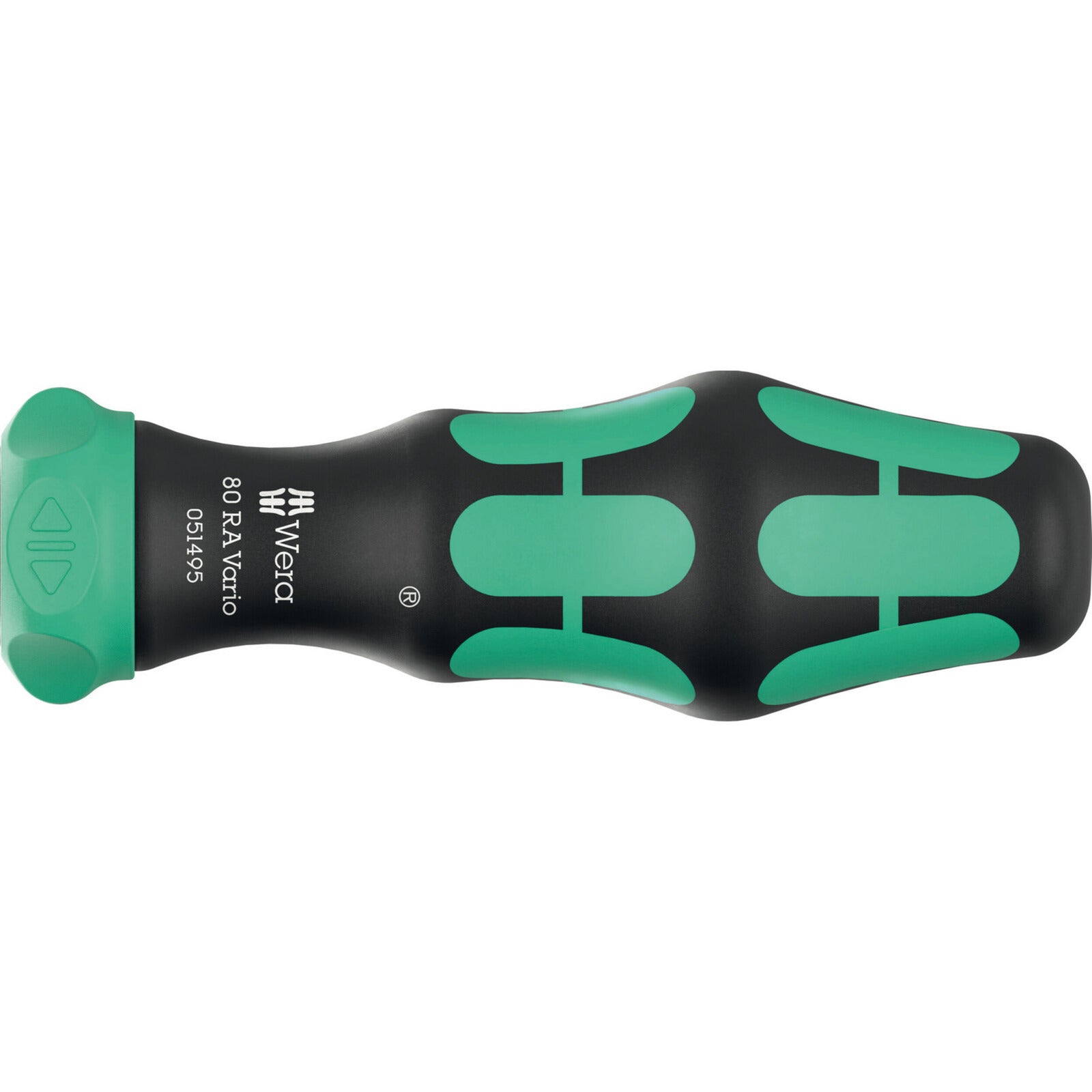 Wera 80 ra vario handhouder met ratelfunctie schroevendraaier (zwart groen)