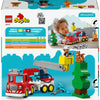 Lego duplo 10473 brandweertruck met slang en brandweerman