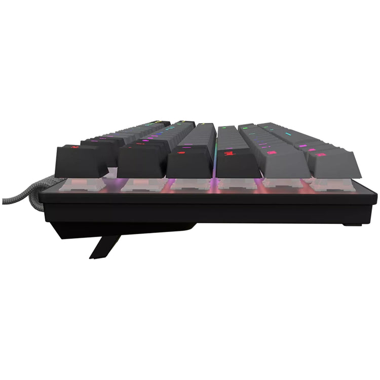Lorgar azar 514tkl rgb mechanisch gaming toetsenbord (zwart, us lay-out (qwerty), logar dream, 80% (tkl), rgb)