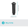Gardena pop-up sprinkler md180 sproeier (zwart grijs, sproeiafstand tussen 5 m en 7,5 m)