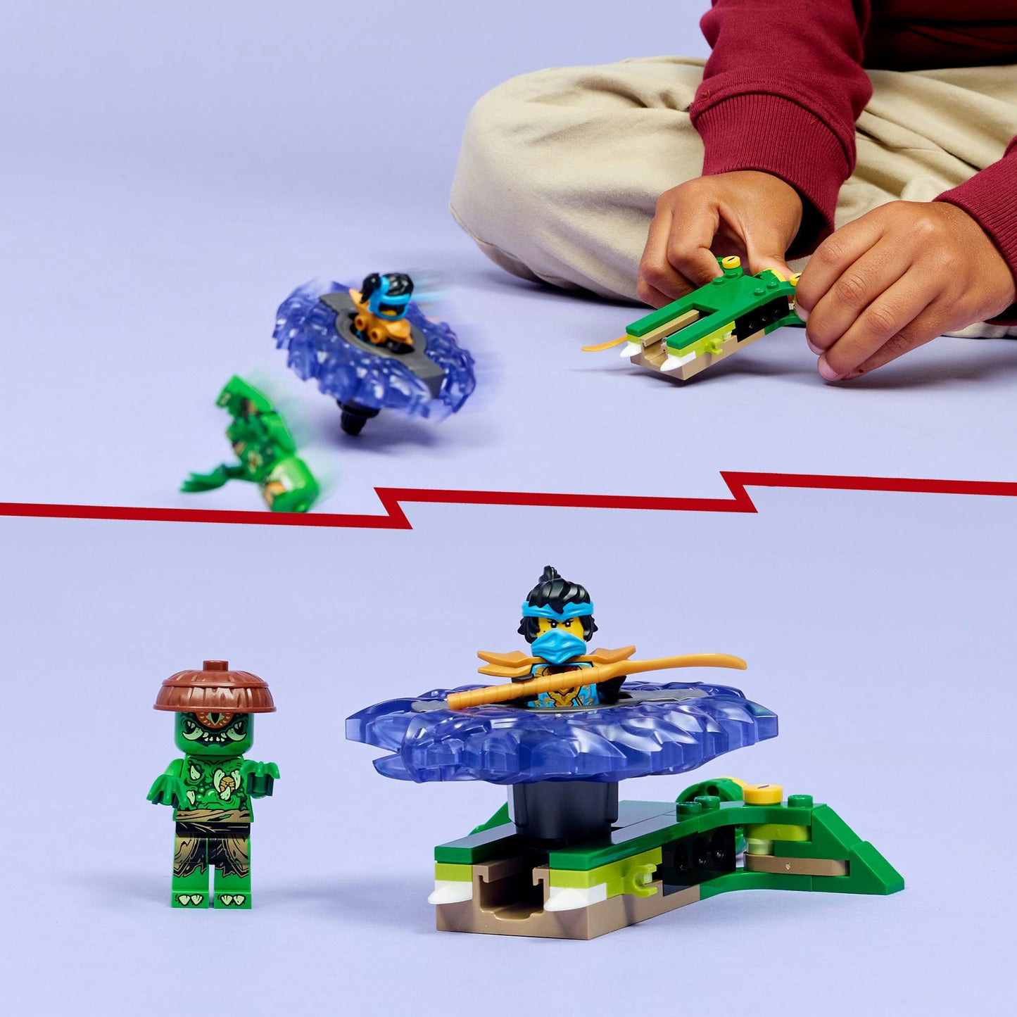 Lego ninjago 71849 nya vs. elementaire monsterspinner