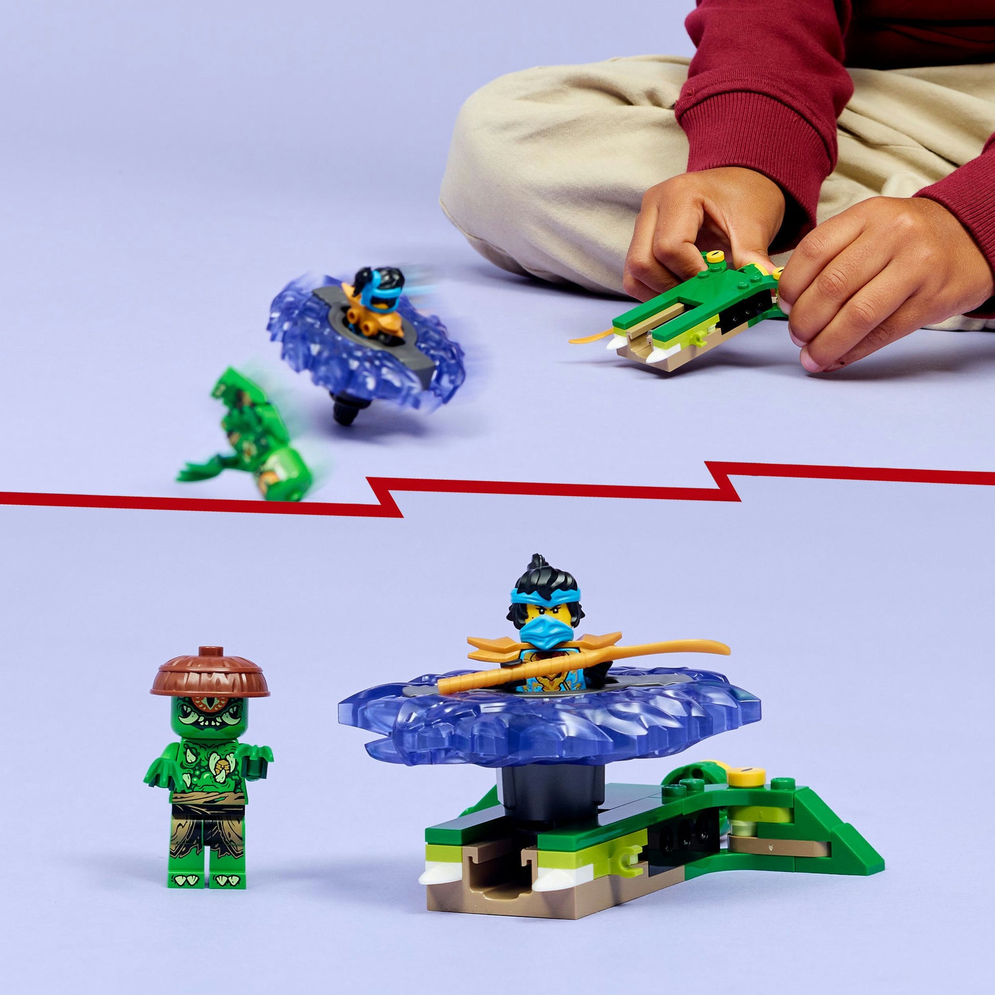 Lego ninjago 71849 nya vs. elementaire monsterspinner