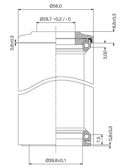 Deda DCR balhoofdstel1.5 -1.5 (1 8-1 5 tapered) geintegreerd